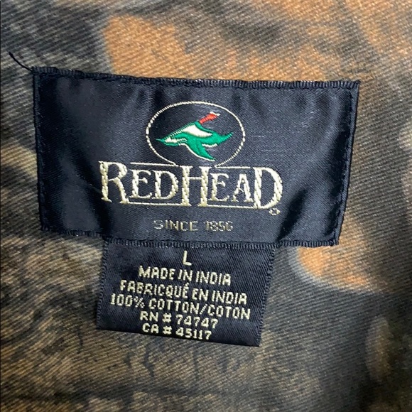 RedHead size men’s Lg. Button down shirt - Picture 4 of 5